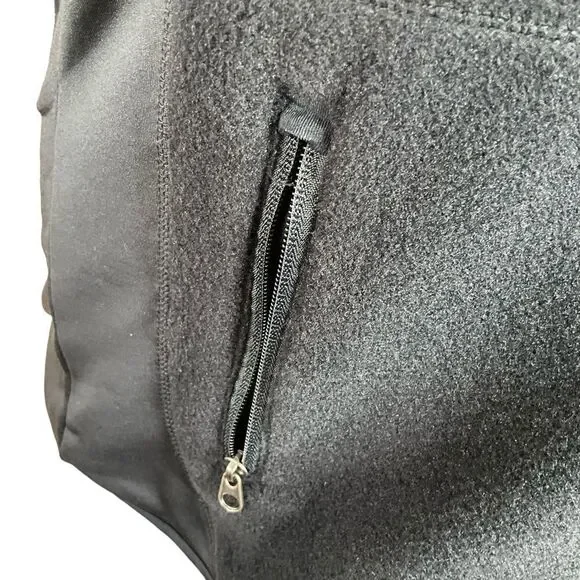 Port Authority  Women's Fleece Vest Size XXL Black Zip Front - Picture 5 of 14